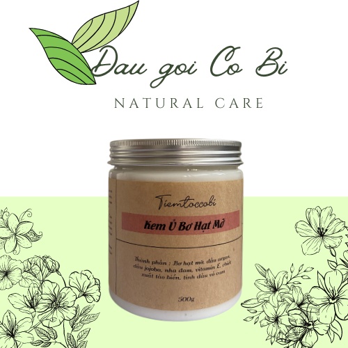 Kem ủ & xả bơ hạt mỡ thiên nhiên siêu mềm mượt 500g/200g