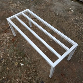  Kệ sắt: Dài 50cm - Rộng  15-25  - Cao  10-20 cm Thép hộp 16mm - kệ để chậu hoa - giá kê chậu cây 