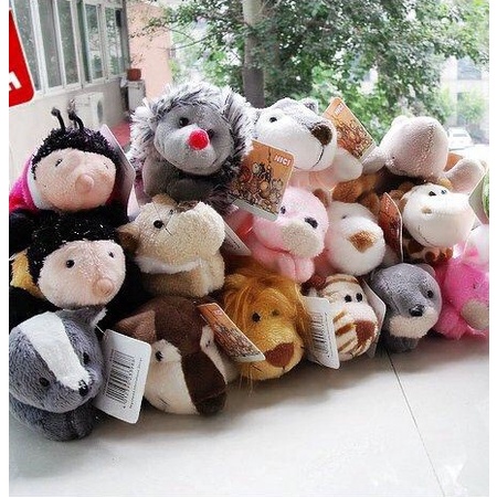 Gấu Bông Có 4 Chân Nam Châm, Hít Dính Tủ Lạnh Thú Nhồi Bông Thương hiệu NICI Quà Sinh Nhật 10cm MIRA-GB28017