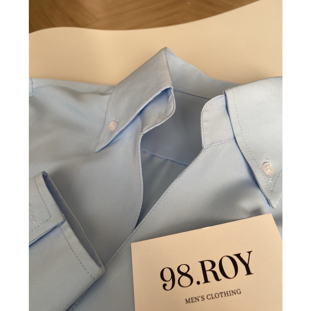Áo sơ mi nam cổ nhạn mẫu thế kế mới 98.Roy