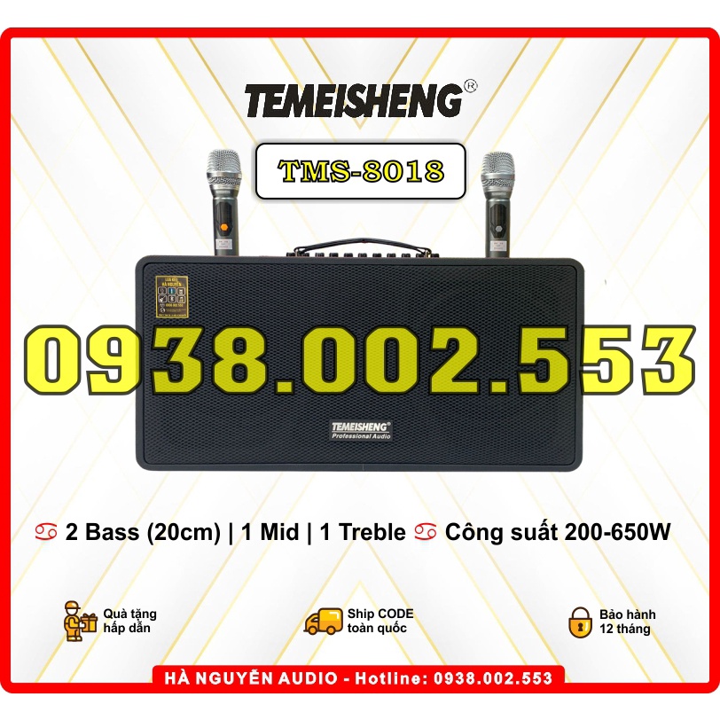 Loa Karaoke Xách Tay Temeisheng TMS 8018