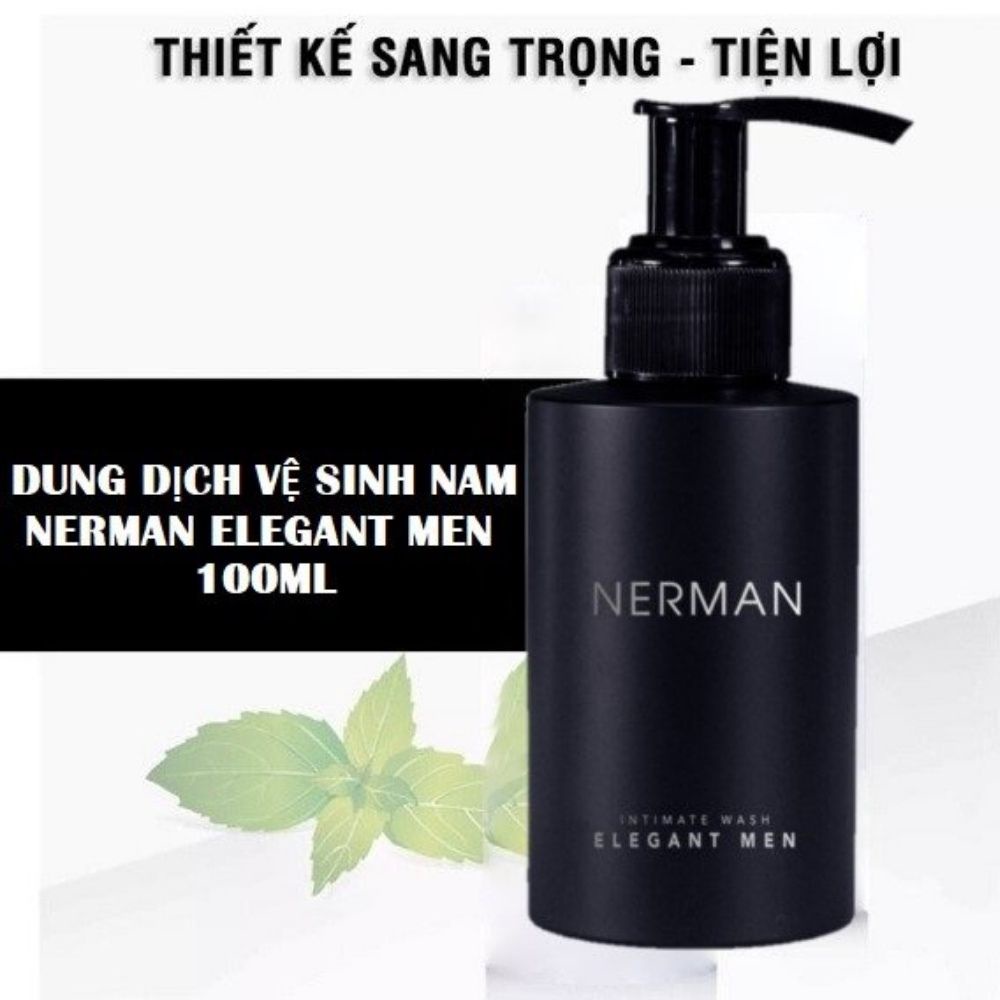 Dung Dịch Vệ Sinh Nam Nerman Elegant Men Hương Nước Hoa Cao Cấp Khử Khuẩn Khử Mùi Hôi Khô Thoáng Thơm Lâu Chính Hãng