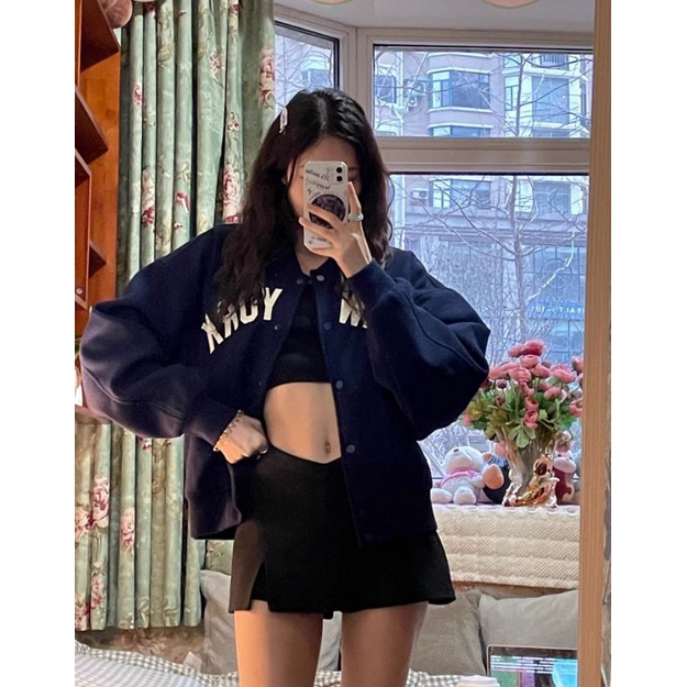 Áo bomber varsity New York