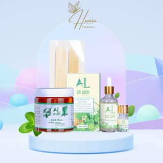 Combo triệt lông an lành - wax lông 350gr và mỡ trăn 50ml