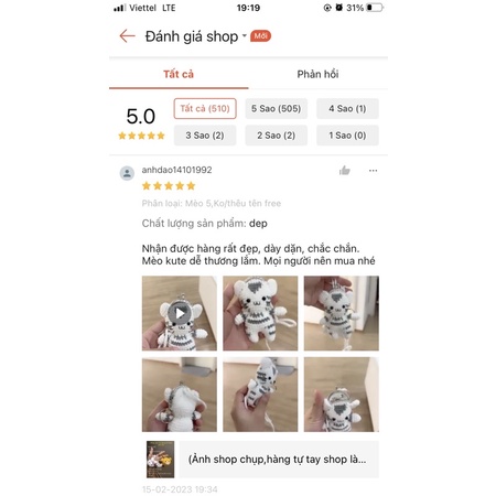 Túi đựng tỏi cho bé sơ sinh bằng len handmade nhiều mẫu hình con mèo