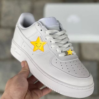 Giày_nike trắng af1 nam nữ, giày thể thao air force 1 full trắng hàng đẹp full box s220 shen sneaker