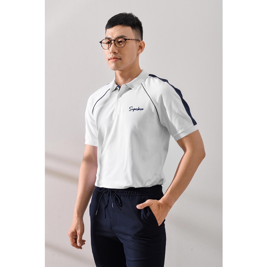 Áo thun polo phối viền