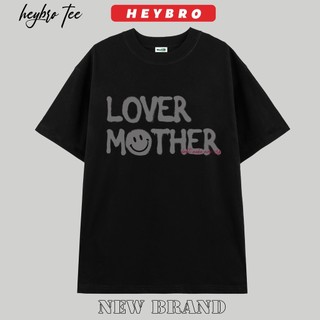 Áo thun nam nữ tay lỡ form rộng oversize local brand HEYBRO / LOVER MOTHER
