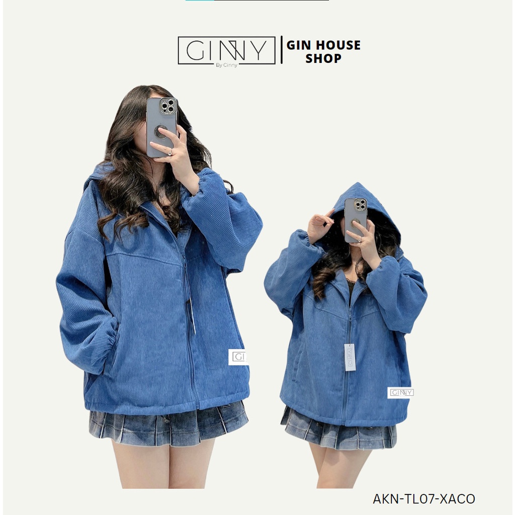 Áo khoác nhung tăm Salim TL-07 | Có Túi Trong | Form Rộng | Ginny