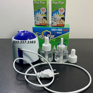 Tinh dầu xông đuổi muỗi, đèn bắt muỗi tinh dầu PARPAR thiết kế nhỏ gọn, an toàn cho trẻ nhỏ