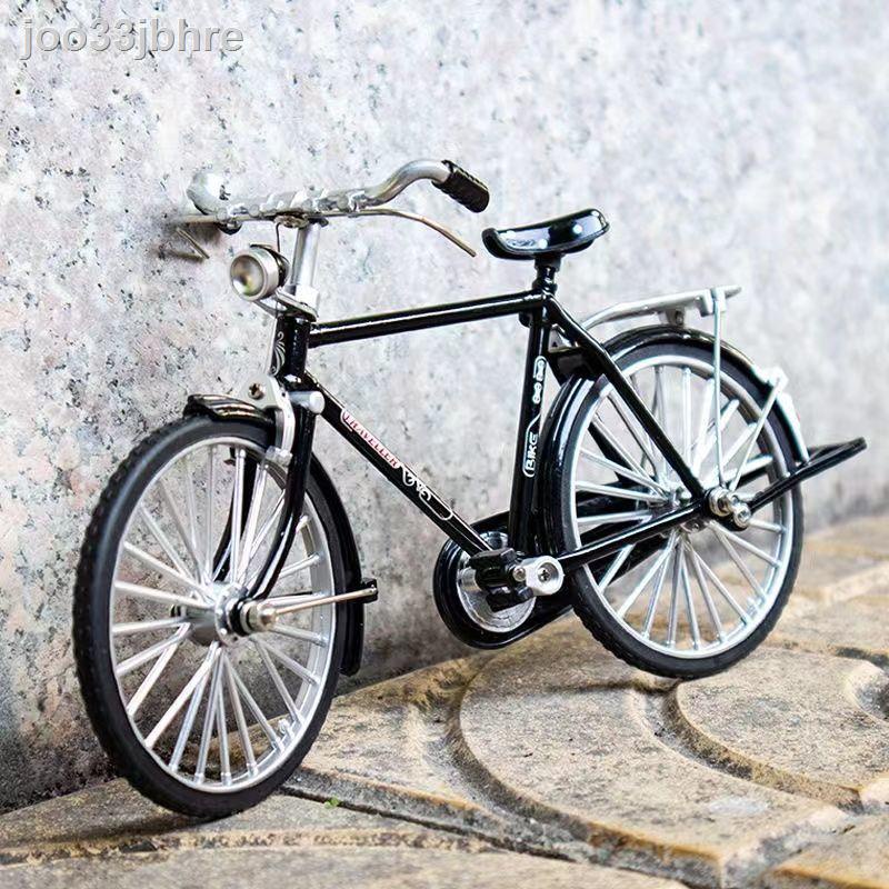 Mô Phỏng Retro Cũ Hai Tám Thanh Xe Đạp Hợp Kim Mẫu Hoài Cổ Xe Đạp Đồ Chơi Trẻ Em Trang Trí Ô Tô Bé T