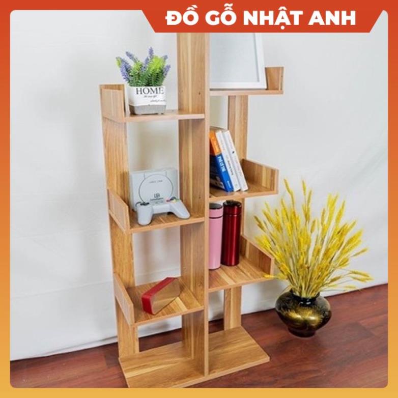 KỆ SÁCH XƯƠNG RỒNG KỆ HÌNH CÂY 8 NGĂN GỖ MDF TRANG TRÍ PHÒNG KHÁCH NGỦ GIA ĐÌNH, ĐỒ GỖ NHẬT ANH CAO CẤP