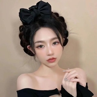 Cặp nhựa ngoạm nơ lụa tiểu thư