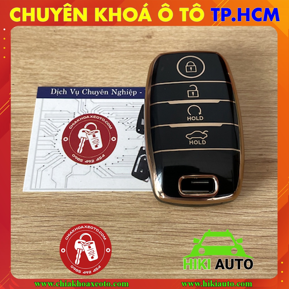 Ốp chìa khoá Kia Sonet Seltos bằng TPU bảo vệ chìa khoá nhìn sang trọng phong cách thời trang mới
