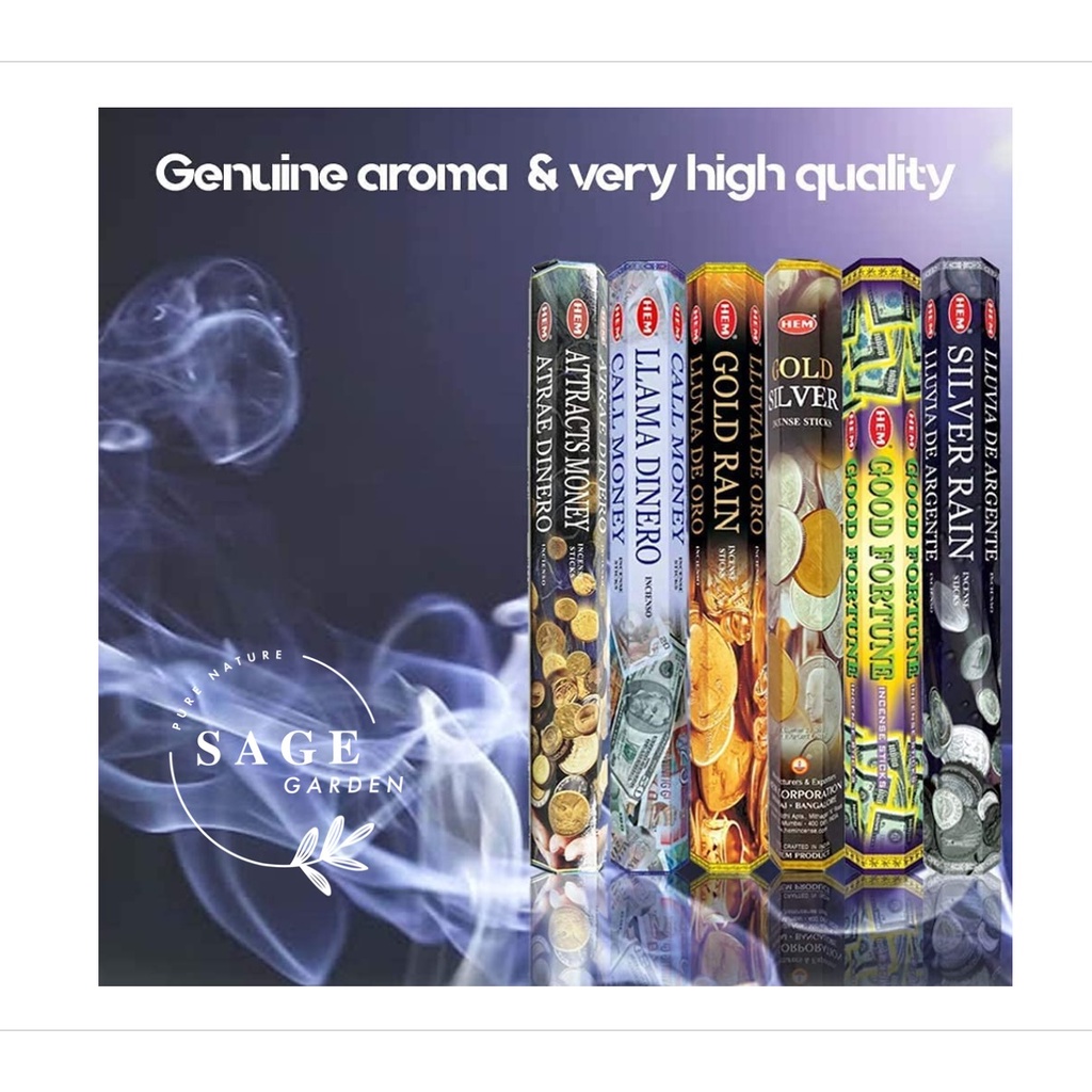 Nhang HEM Kinh Doanh_Thu Hút Tài Lộc, May Mắn, Cơ Hội_SAGE GARDEN