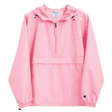 Áo jacket Champion new màu hồng auth 100% unisex