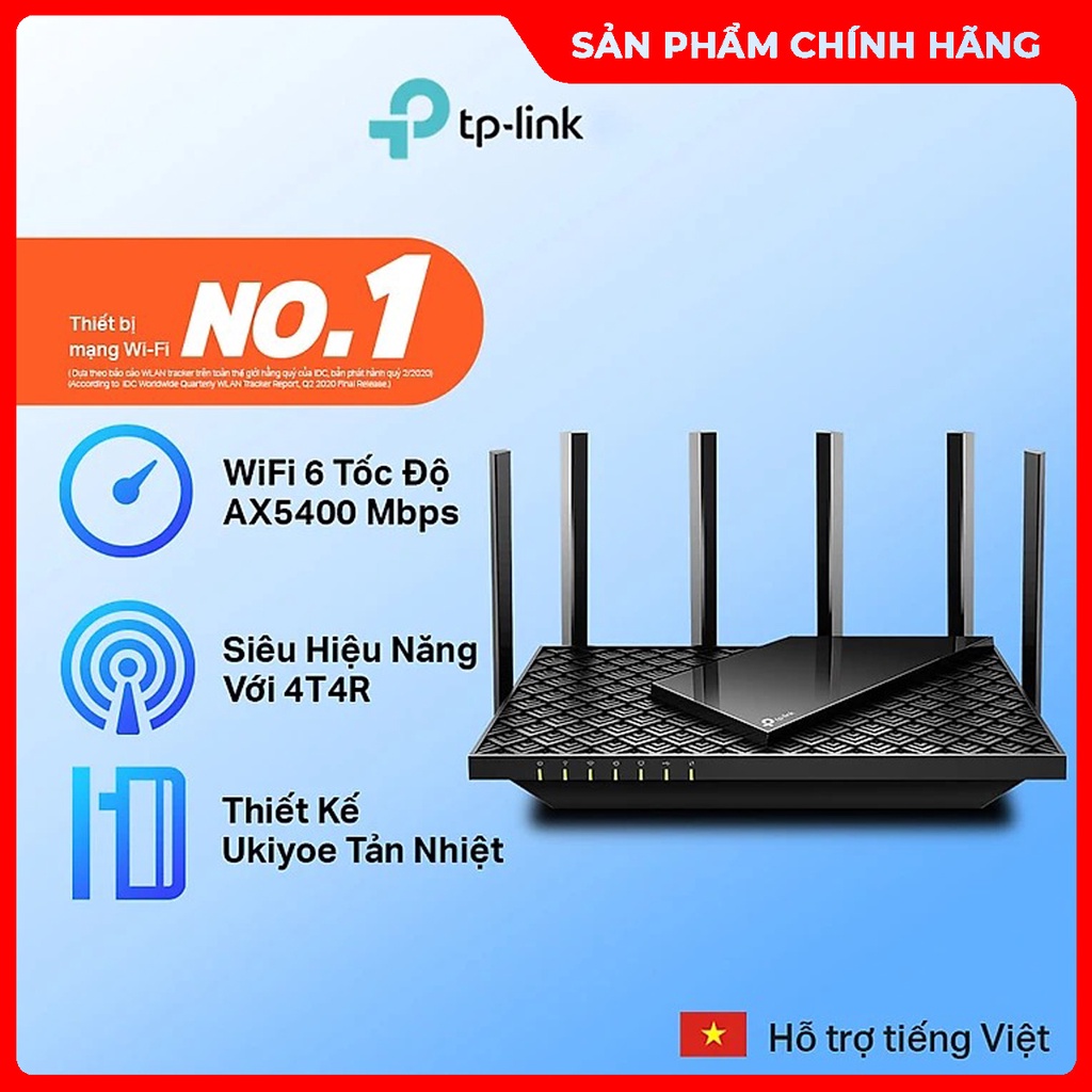 Bộ Phát Wifi 6 TP-Link Archer AX73 Gigabit Băng Tần Kép AX5400 - Hàng Chính Hãng