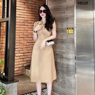 VÁY POLO LEN CỘC TAY