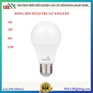 BÓNG ĐÈN buld trụ E27 3W,5W,9W,15W Kingled