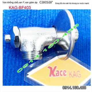 Van giảm áp lực nước Ceasar KAG-BF403, van F khống chế bằng đồng vặn vít điều chỉnh chính xác nước