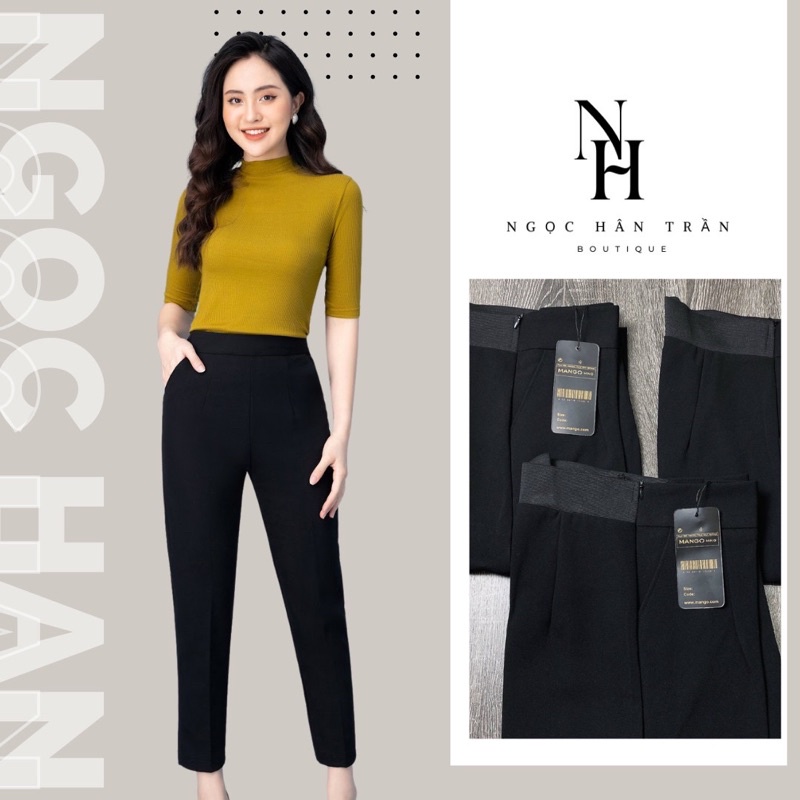 Quần Baggy cạp chun nữ, Quần baggy mango nữ