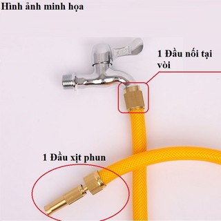 Đầu nối tại vòi và đầu xịt bằng đồng nối ống nước mềm 16mm, 21mm – diy1071.1072