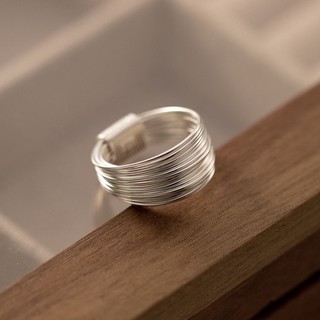 Nhẫn bạc nhiều vòng HAS