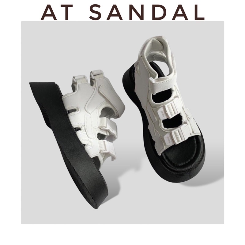 Giày sandal nữ - Giày quai hậu NARY cao cổ 3 khuy chất da PU đế cao su chuẩn hàng QC phong cách hàn quốc