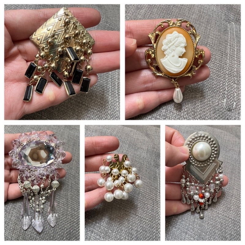 Thanh lý cài áo kiểu vintage