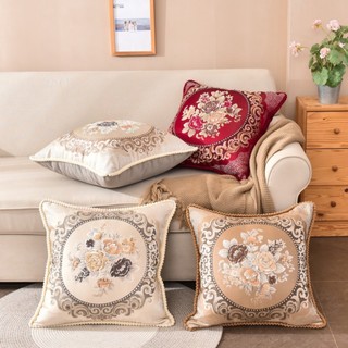 Gối vuông tựa lưng, gối vuống tựa sofa trang trí, gối vuông phong cách tây âu kích thước 48cm x 48cm