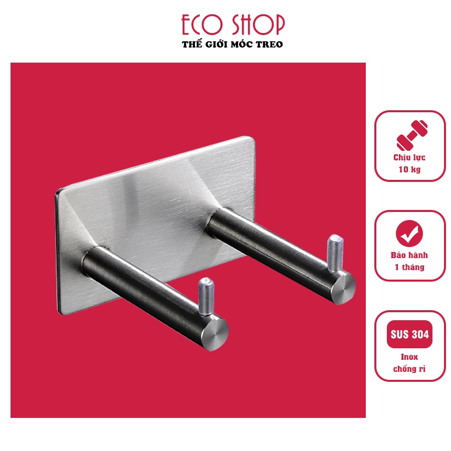 Giá đỡ máy sấy tóc inox 304 chịu trọng lượng 5 kg, tặng kèm móc treo phích cắm inox