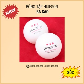 Bóng tập Huieson 3 sao, quả bóng bàn tập luyện Huesion, tròn, đều, ổn định (1 quả)