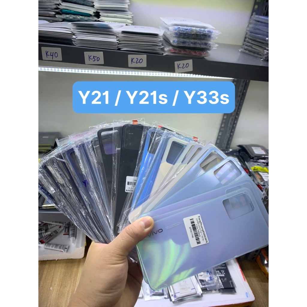 Miếng lưng điện thoại Vivo Y21 / Y21s / Y33s - sẵn keo chỉ việc dán