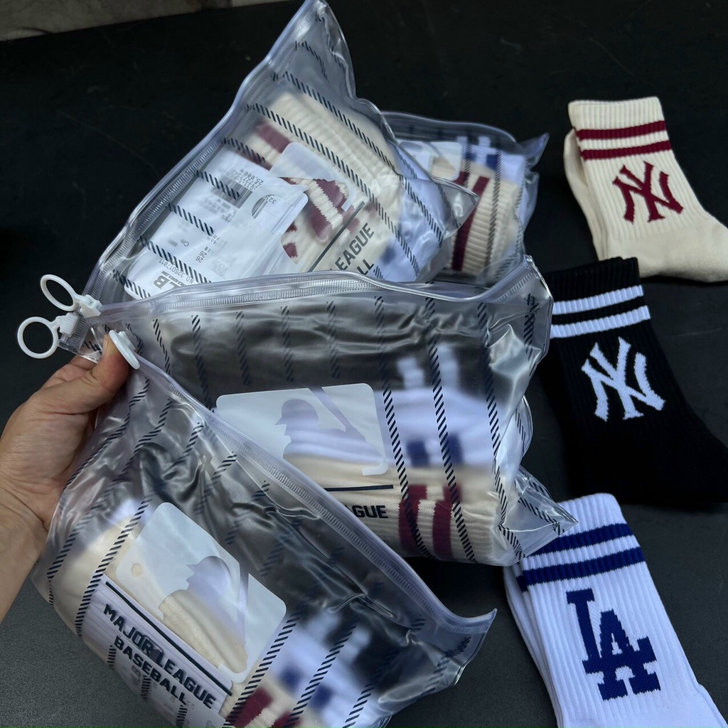 Tất vớ cao cổ cotton co giãn COMBO SET 3 ĐÔI ĐÓNG TÚI NY