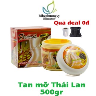 Kem tan mỡ bụng gừng ớt flourish thái lan 500ml