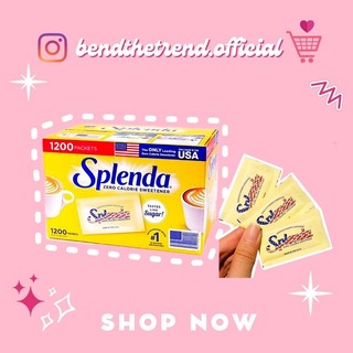 [AUTH-ĐỦ BILL] ĐƯỜNG ĂN KIÊNG SPLENDA TÁCH HỘP 20 GÓI