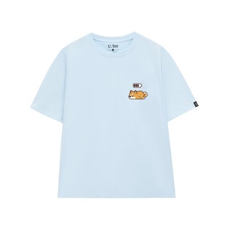 Áo thun cổ tròn cotton 100% bé corgi pin siêu cute