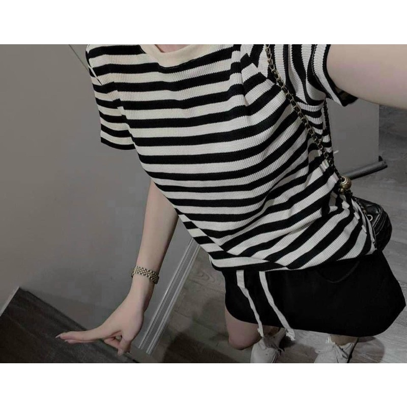 SET LEN KẺ + QUẦN GIẢ VÁY