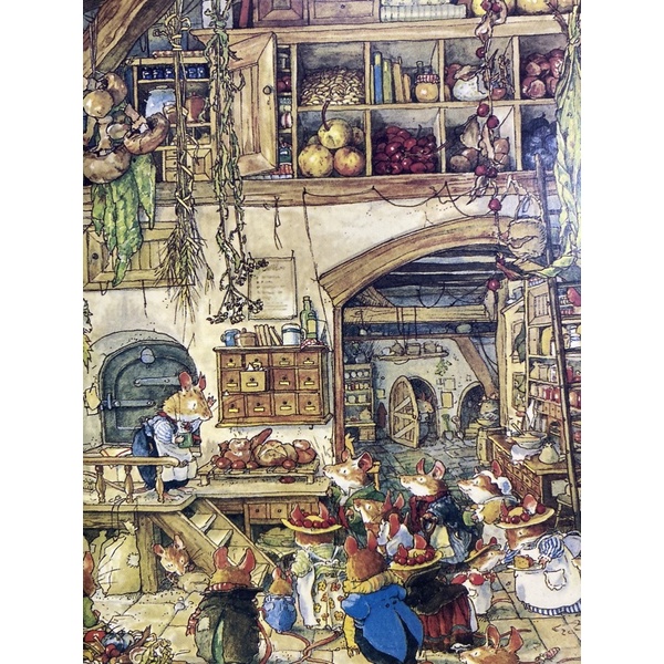 Tranh Cancas trang trí Miền Dâu Dại không khung- BRAMBLY HEDGE CANVAS PAINTINGS