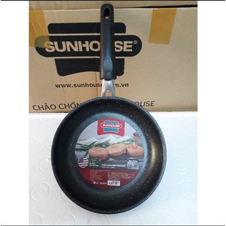 Chảo chống dính vân đá Sunhouse Plus
