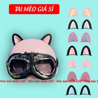 Tai mèo gắn nón bảo hiểm, phụ kiện gắn nón