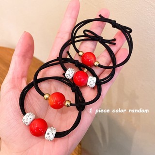 1 Dây Cột Tóc Cao Su Đính Đá Thời Trang Cho Nữ
