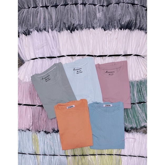 ÁO THUN GIẤY CỔ TRÒN