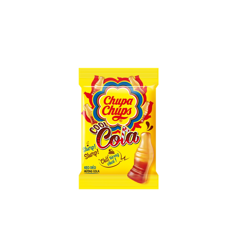 Kẹo Dẻo Chupa Chups gấu Panda và Cola (32 gói nhỏ 24g)