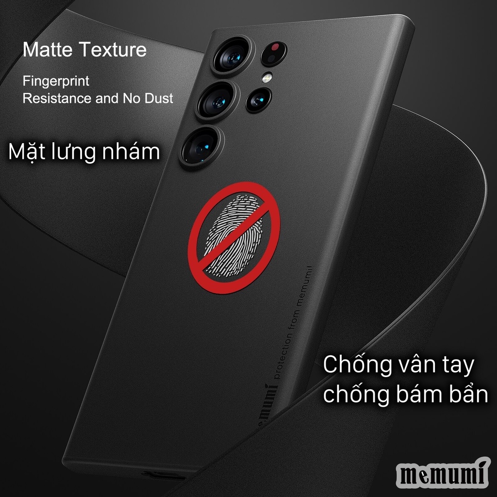 ỐP LƯNG SAMSUNG GALAXY S23 ULTRA 5G MEMUMI MỎNG LỤA CHÍNH HÃNG