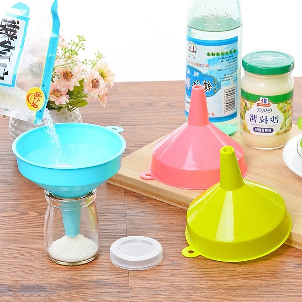 Phễu nhựa nhiều màu, phễu rót nước nhựa an toàn - màu ngẫu nhiên