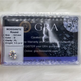 Đá MOISSANITE 12mm Hàng đẹp