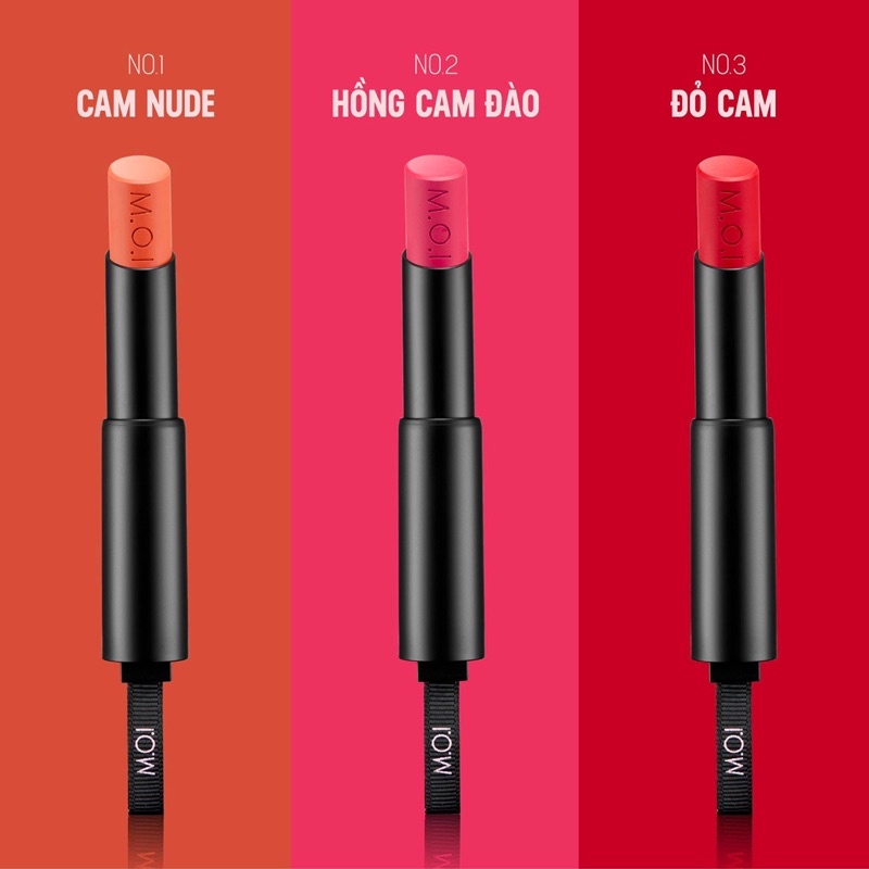 Son thỏi Love M.O.I Tropical Edition. No.1 – màu Cam Nude - Sự khác biệt đầy phóng khoáng