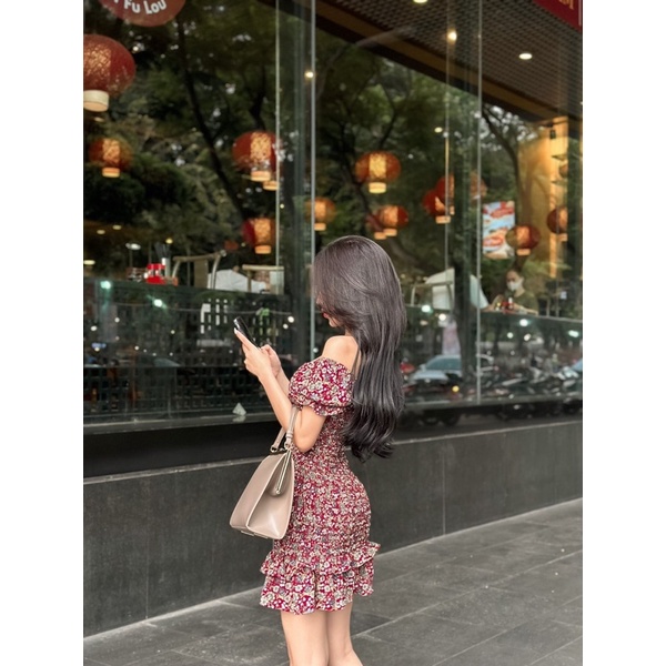 Đầm Body Bèo Tay Ngắn Smoking 3377