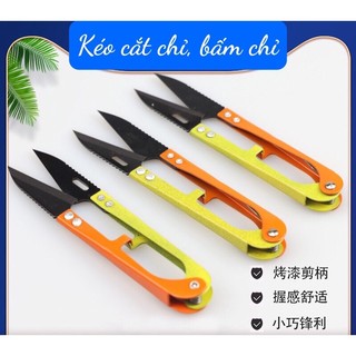 Kéo bấm chỉ, cắt chỉ sắc bén, bền không han rỉ